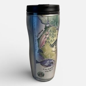 Starbucks Fish Of The United States Double Wall Tumbler 2001 Barista Coffee Mug